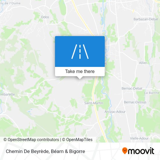 Chemin De Beyrède map