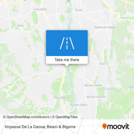 Impasse De La Gaoue map