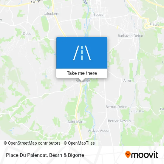 Place Du Palencat map