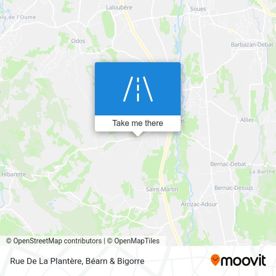 Rue De La Plantère map
