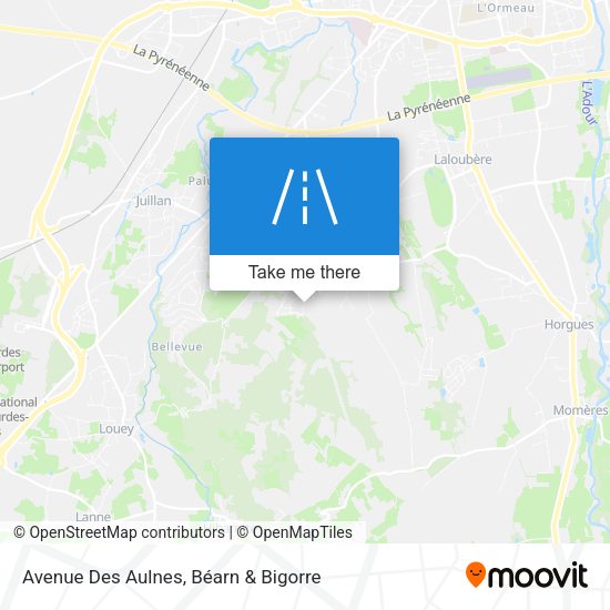 Avenue Des Aulnes map