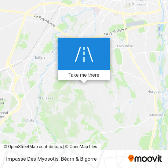 Impasse Des Myosotis map