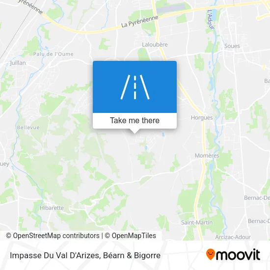Impasse Du Val D'Arizes map