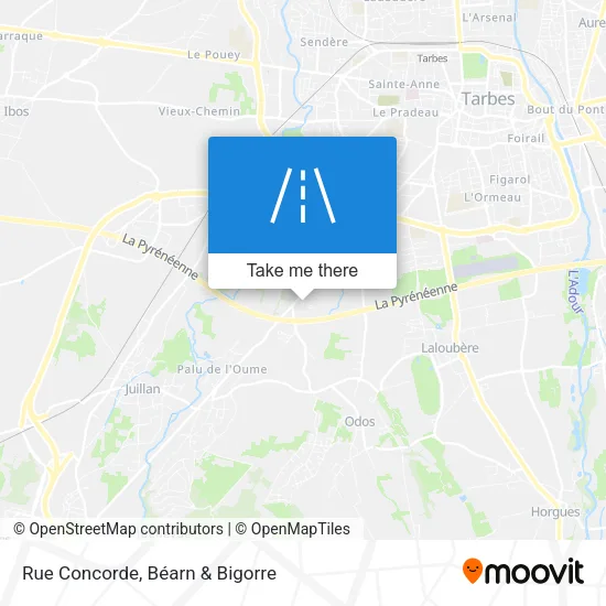 Rue Concorde map