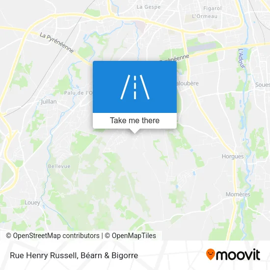 Rue Henry Russell map