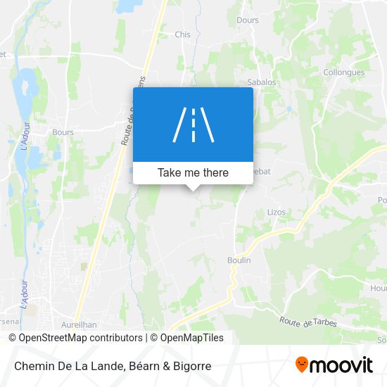 Chemin De La Lande map
