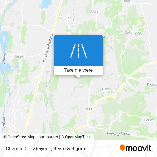 Chemin De Lahayède map
