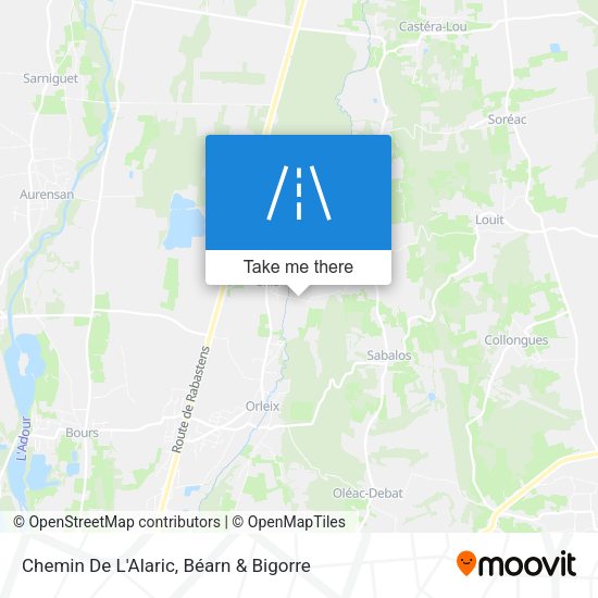 Chemin De L'Alaric map