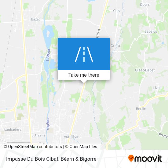 Impasse Du Bois Cibat map