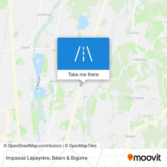 Impasse Lapeyrère map