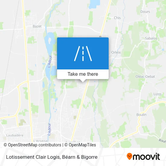 Lotissement Clair Logis map