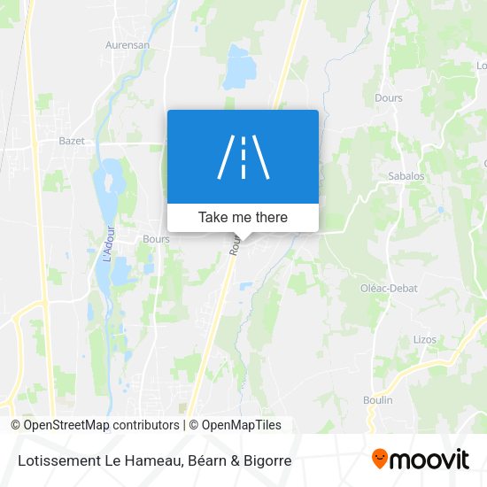 Lotissement Le Hameau map