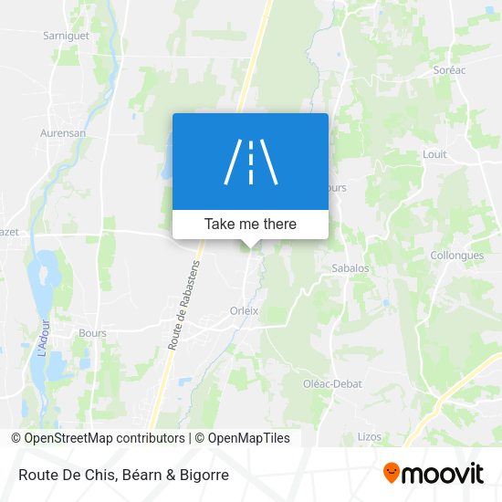 Route De Chis map