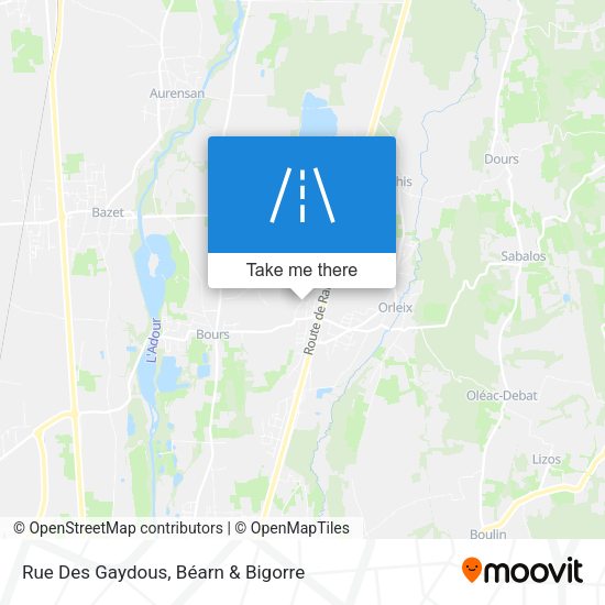 Rue Des Gaydous map