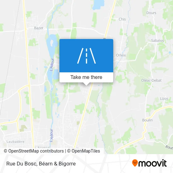 Rue Du Bosc map