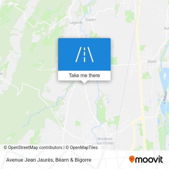 Avenue Jean Jaurès map