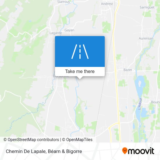 Chemin De Lapale map