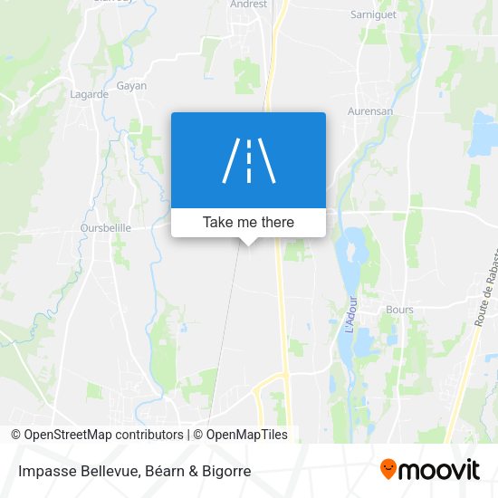 Impasse Bellevue map