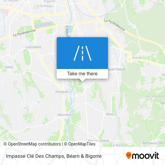 Impasse Clé Des Champs map