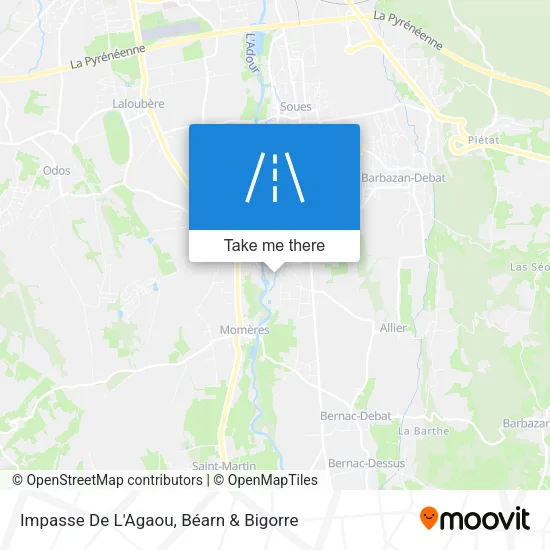 Impasse De L'Agaou map