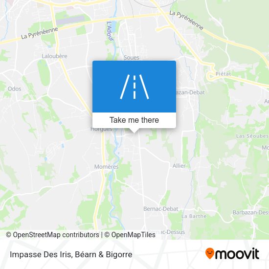 Impasse Des Iris map