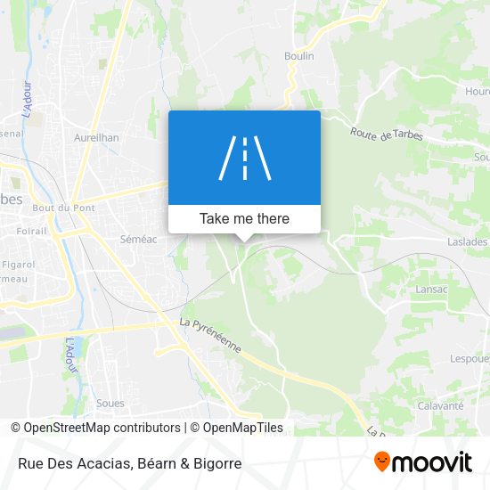 Rue Des Acacias map