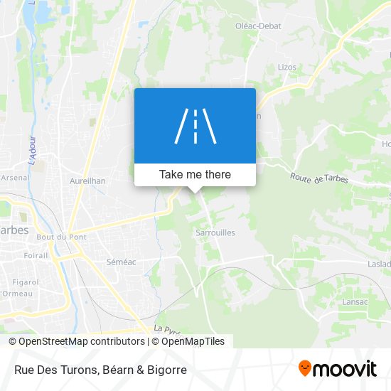 Rue Des Turons map