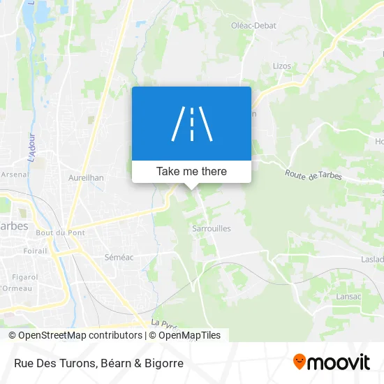 Rue Des Turons map