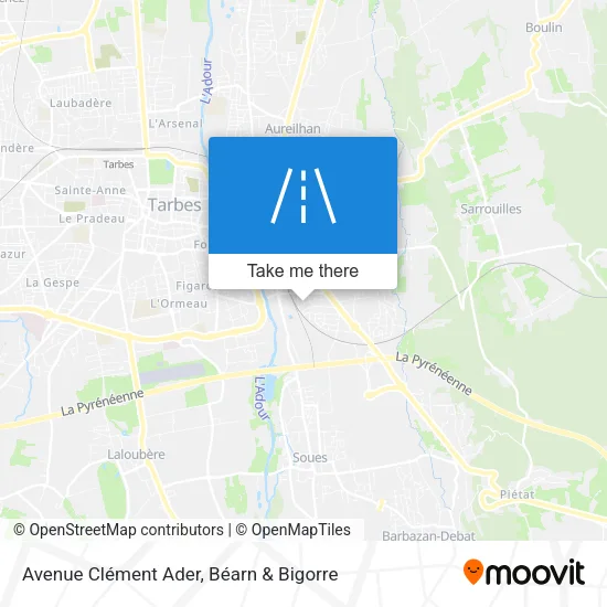 Avenue Clément Ader map