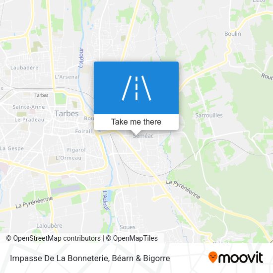Impasse De La Bonneterie map