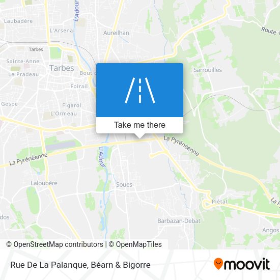 Rue De La Palanque map