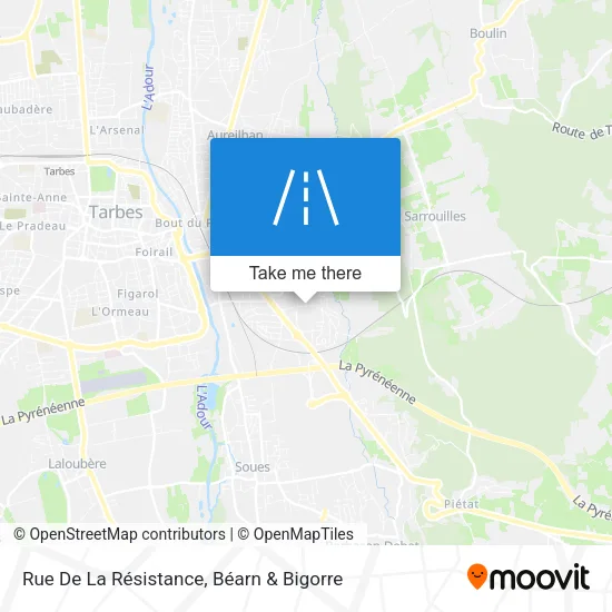 Rue De La Résistance map