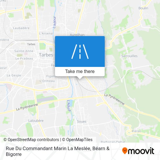 Rue Du Commandant Marin La Meslée map