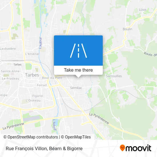 Rue François Villon map