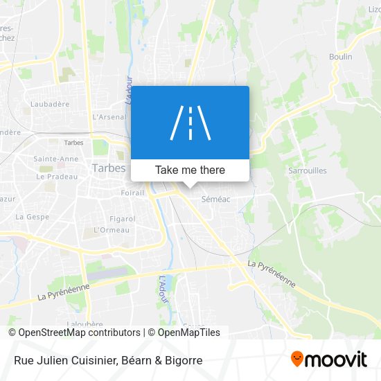 Rue Julien Cuisinier map
