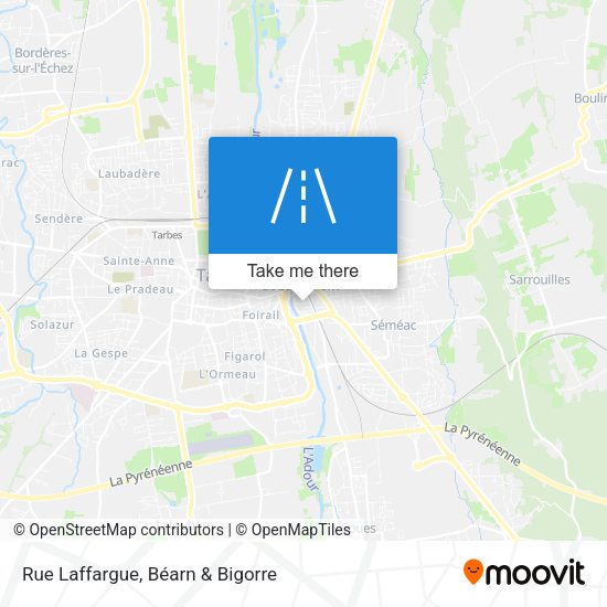Rue Laffargue map