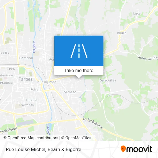 Rue Louise Michel map