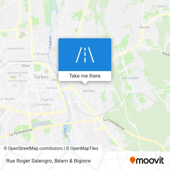 Rue Roger Salengro map