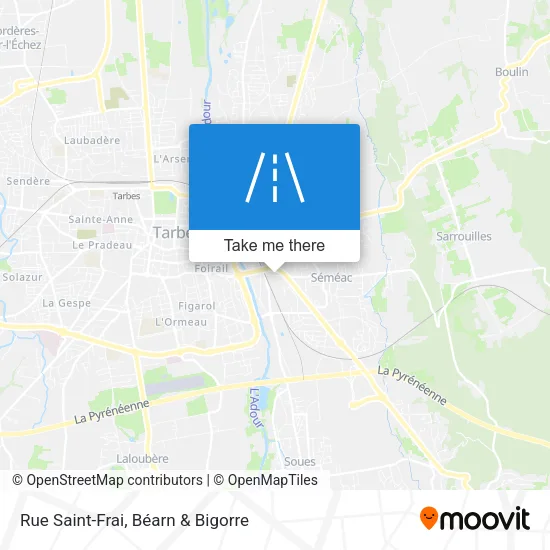 Rue Saint-Frai map