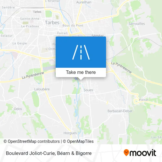 Boulevard Joliot-Curie map