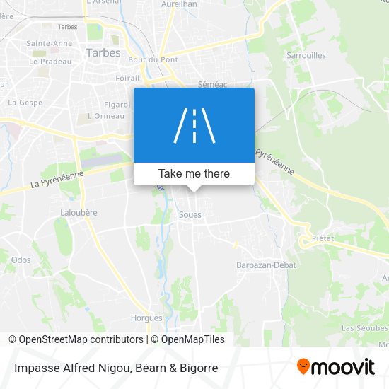Impasse Alfred Nigou map