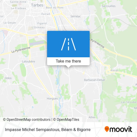 Impasse Michel Sempastous map