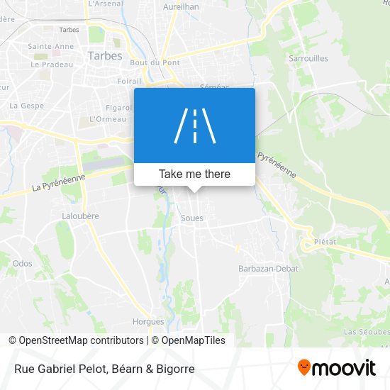 Rue Gabriel Pelot map