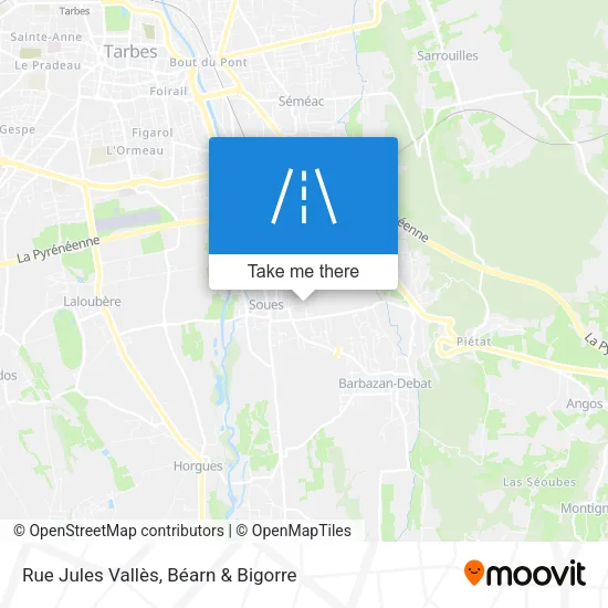 Rue Jules Vallès map