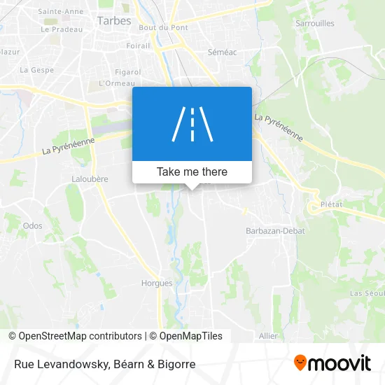 Rue Levandowsky map