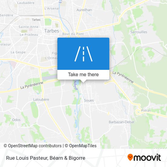 Rue Louis Pasteur map