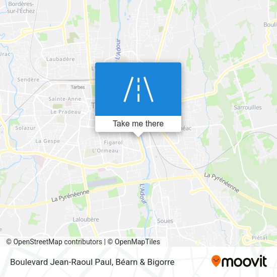 Boulevard Jean-Raoul Paul map