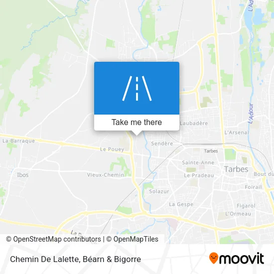 Chemin De Lalette map