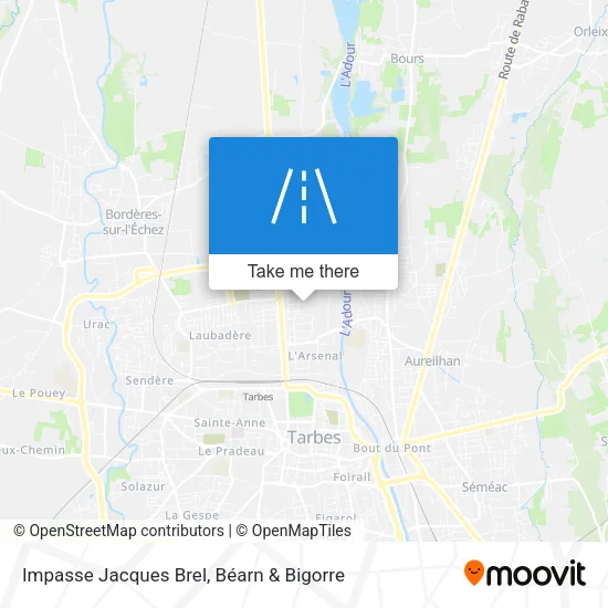Impasse Jacques Brel map