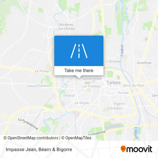 Impasse Jean map